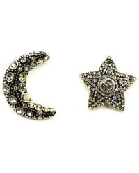 Eye Candy LA - Celestial Star & Moon Earrings - Lyst
