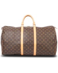 Louis Vuitton - Monogram Canvas Keepall 55 (Authentic Pre-Owned) - Lyst