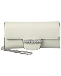 Jimmy Choo - Bing Leather Wallet On Chain - Lyst
