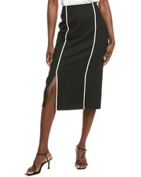 BOSS - Voltara Wool-Blend Skirt - Lyst