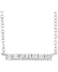Diamond Select Cuts - 14K 0.1 Ct. Tw. Diamond Pendant Necklace - Lyst
