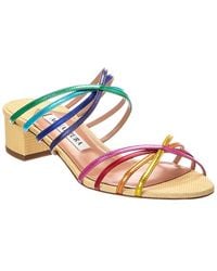 Aquazzura - Tell Me 35 Leather Sandal - Lyst