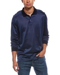 Eton - Knit Jacquard Polo Shirt - Lyst