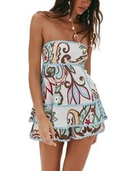 AMINA GLAM - Top & Short Set - Lyst