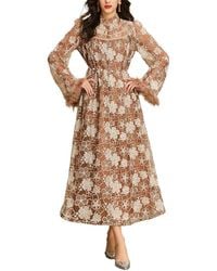 Kaimilan - Long Printed Dress - Lyst