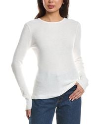 Forte - Thermal Crewneck Cashmere-Blend Sweater - Lyst