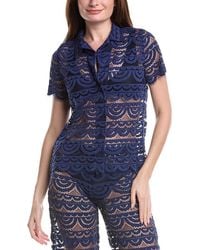 PQ Swim - Lace Button Top - Lyst