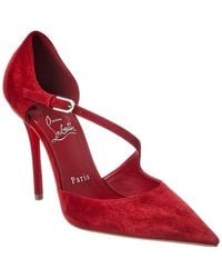 Christian Louboutin - Miss Ziggyta 100 Suede Pump - Lyst