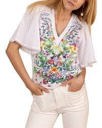 Hale Bob - Keilani Short Sleeve Knit Top - Lyst