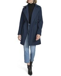 Andrew Marc - Saylor Hooded Soft Shell Tailored Slim Coat - Lyst