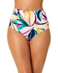 Anne Cole - Convertible Shirred Bottom - Lyst
