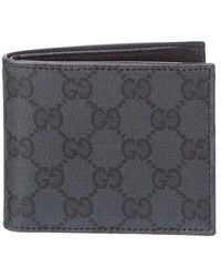 Gucci - Essence Classic Gg Coated Canvas Bifold Wallet - Lyst