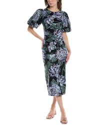 Marchesa - Sequined Midi Dress - Lyst