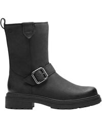 Clarks - Black Leather Boot - Lyst