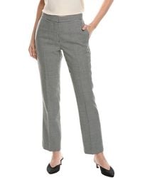 Tahari - Straight Leg Wool-Blend Trouser - Lyst