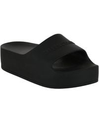 Balenciaga - Chunky Logo Slide Sandal - Lyst