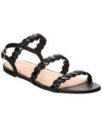 Stuart Weitzman - Twistie Leather Sandal - Lyst