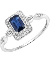 Diana M. Jewels - Fine Jewelry 14k 0.68 Ct. Tw. Diamond & Sapphire Ring - Lyst