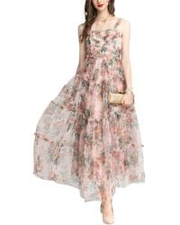 LIONELLO SALVI - Midi Dress - Lyst
