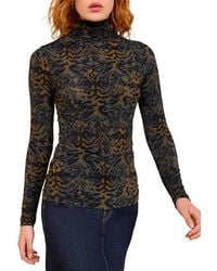 Ulla Johnson - Aurelia Jersey Turtleneck Top - Lyst