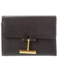 Tom Ford - Tara Leather French Wallet - Lyst