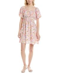 Marion - Puff Sleeve Mini Dress - Lyst
