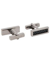 Reiss - Leather Cufflinks - Lyst