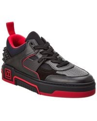 Christian Louboutin - Astroloubi Leather Low-Top Trainers - Lyst