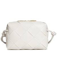 Tiffany & Fred Paris - Woven Leather Top Handle Crossbody - Lyst