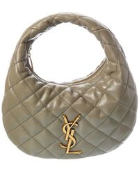 Saint Laurent - Icarino Quilted Leather Hobo Bag - Lyst