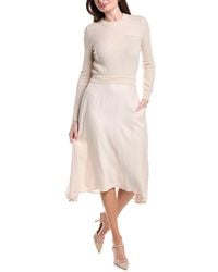 Peserico - Wool, Silk, & Cashmere-Blend Midi Dress - Lyst