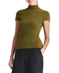 DKNY - Mock Neck Sweater - Lyst