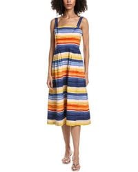 Julia Jordan - Poplin Midi Dress - Lyst