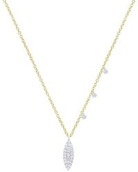 Meira T - 14k 0.17 Ct. Tw. Diamond Necklace - Lyst