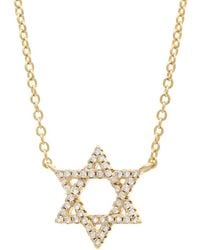 Rivka Friedman - 18k Plated Cz Necklace - Lyst