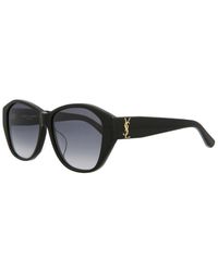 Saint Laurent Slm8fn 57mm Sunglasses - Black