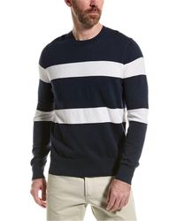 Brooks Brothers - Terry Stripe Crewneck Sweater - Lyst