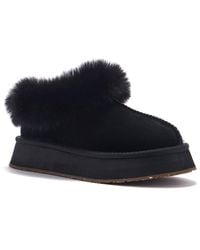 Australia Luxe - Outback Platfoam Suede Slipper - Lyst