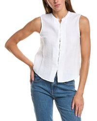 Splendid - Gauze Button Tank - Lyst