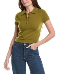 Jonathan Simkhai - Twila Cashmere Polo Shirt - Lyst