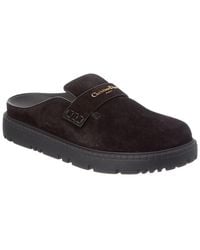 Dior - Logo Suede Mule - Lyst