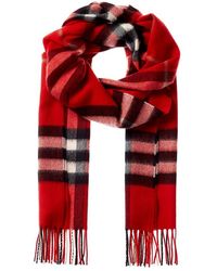 Burberry - The Classic Check Cashmere Scarf - Lyst