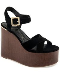 Kenneth Cole - Taelyn Suede Sandal - Lyst