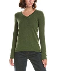 Forte - Basic V-Neck 100% Cashmere Pullover - Lyst