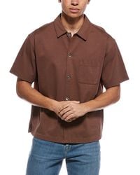 FRAME - Frame Light Pique Button Polo Shirt - Lyst