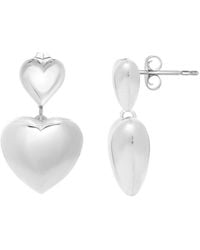 Italian Silver - Drop Earrings - Lyst