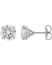 Lab Grown Diamonds - Created Forever 14K 5.00 Ct. Tw. Lab-Grown Diamond Stud Earrings - Lyst