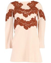 Chloé - Lace-Trim Mini Dress, Size Fr, (Authentic Pre-Loved) - Lyst