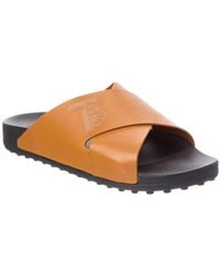 Tod's - Leather Sandal - Lyst