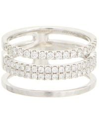 Maitre De Diamant - 18K 0.57 Ct. Tw. Diamond Ring - Lyst